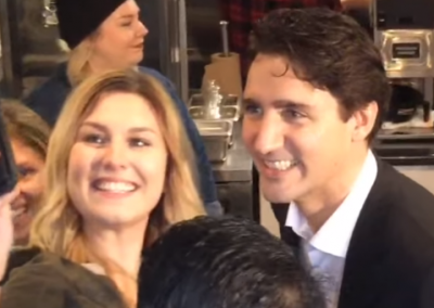 Prime Minister Justin Trudeau in St. Catharines